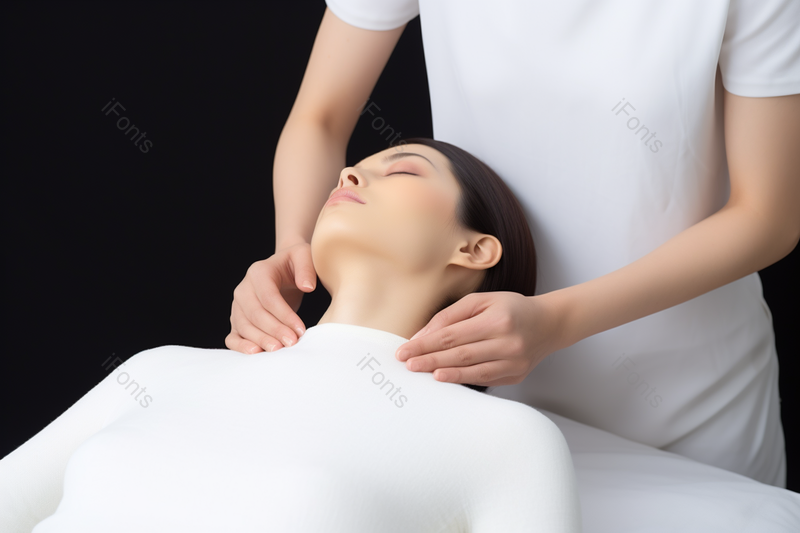 女性肩颈按摩按压按摩放松,高清,摄影图,摄影图片,图片大全,摄影图免费下载